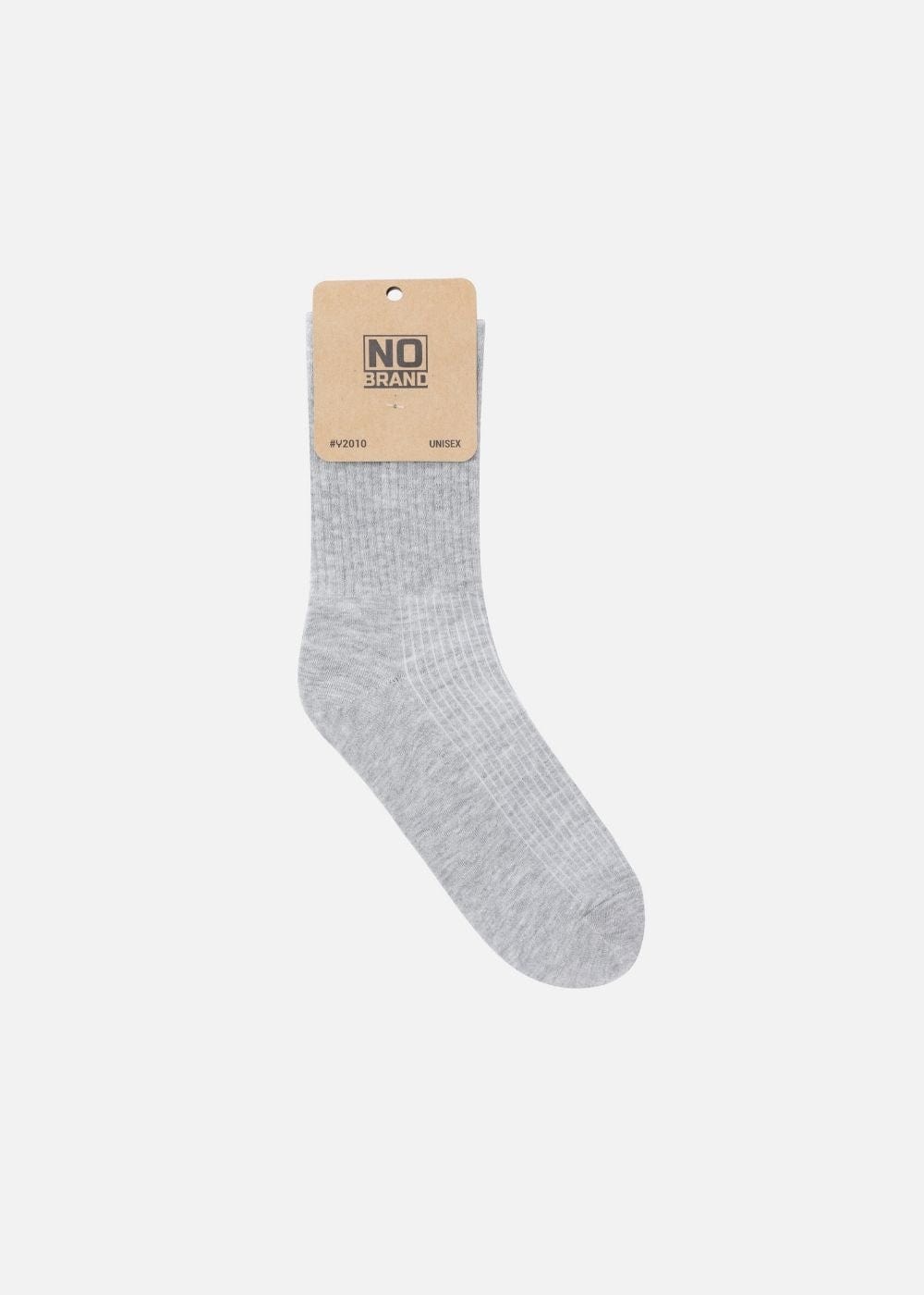 Vớ cổ cao Vớ Non Branded 08 Xám Trắng