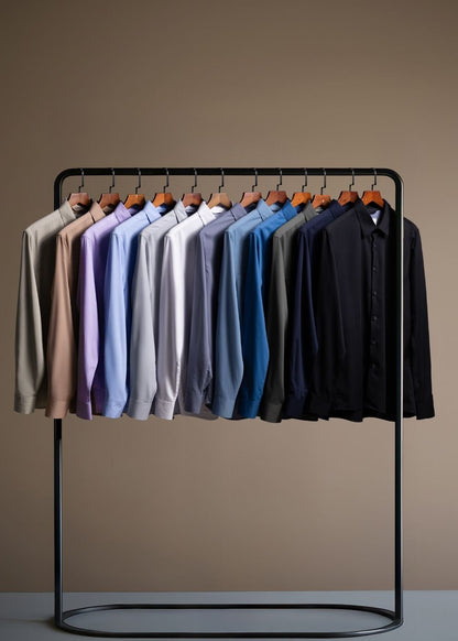 Áo Sơ Mi Non-Iron 01 Đen