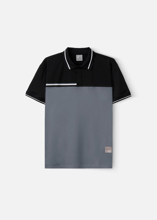 Áo Polo Seventy Seven 19 Đen Xám