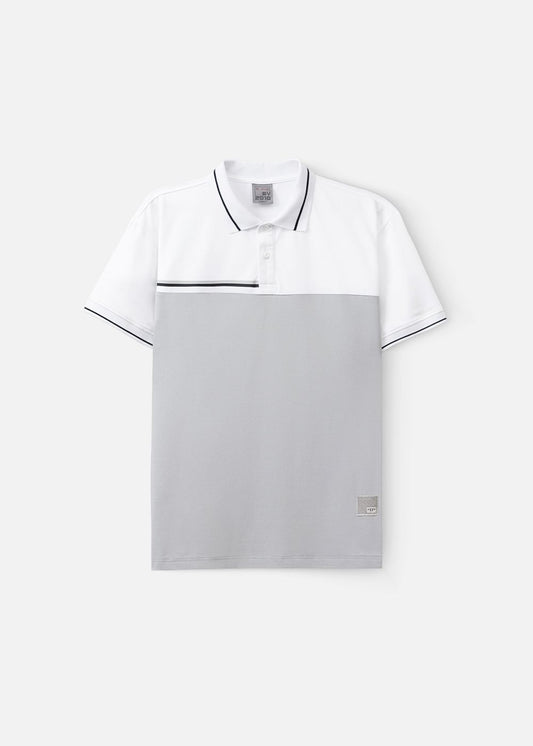Áo Polo Seventy Seven 19 Trắng Xám
