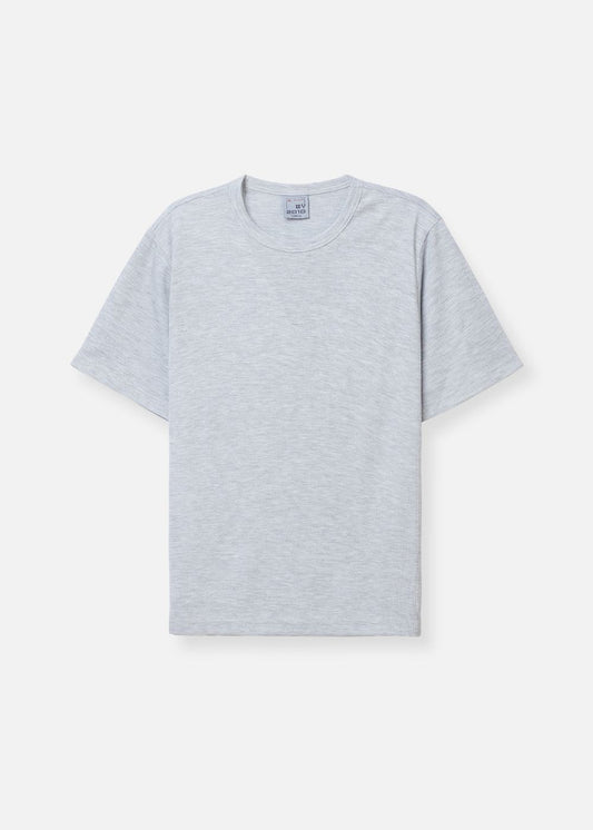 Áo Thun Non Branded 01 Xám Trắng