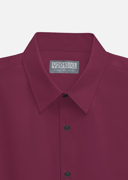 Áo Sơ Mi Non Branded 19 Đỏ Đô