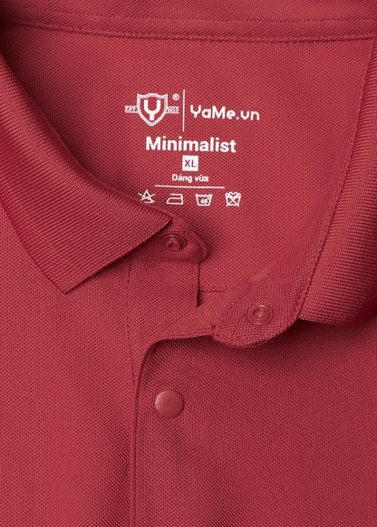 Áo Polo The Minimalist 001 Đỏ Cam