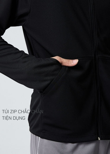 Áo Khoác Thể Thao Áo Khoác The Beginner M006 Đen