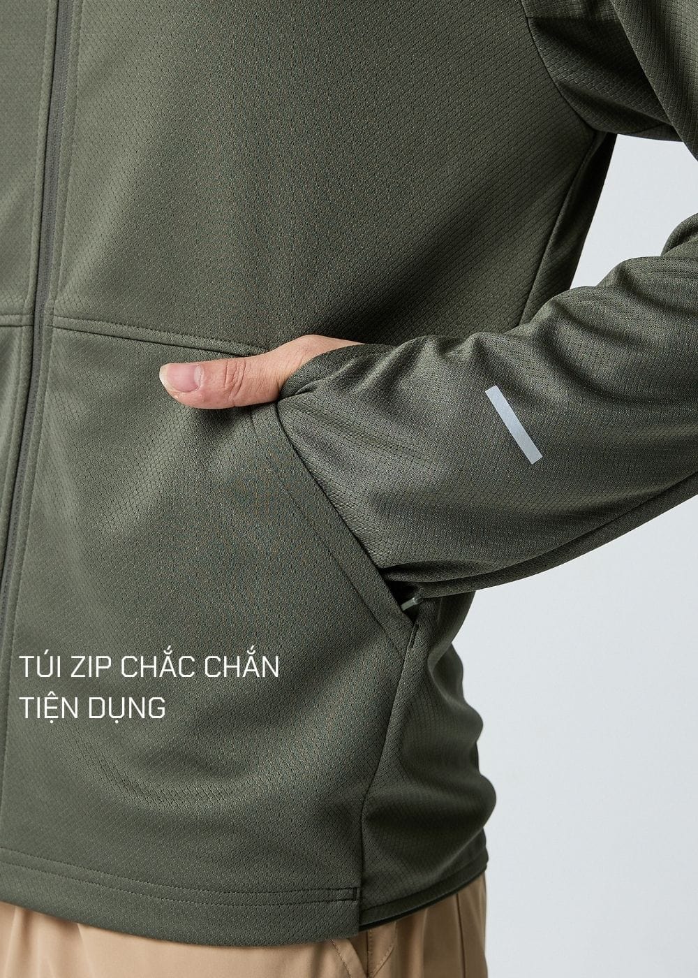 Áo Khoác Thể Thao Áo Khoác The Beginner M006 Xanh Rêu