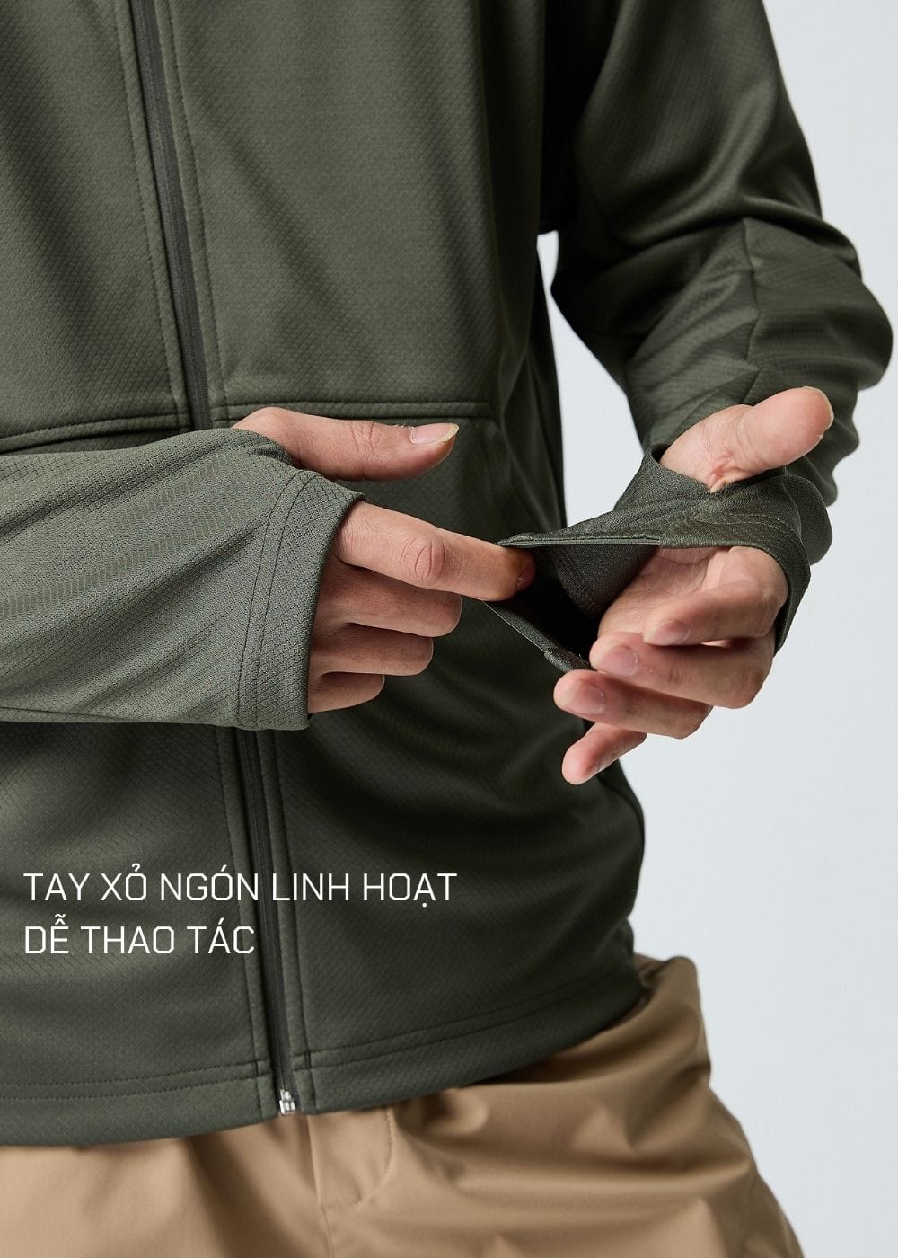Áo Khoác Thể Thao Áo Khoác The Beginner M006 Xanh Rêu