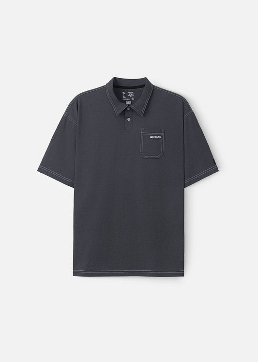 Áo Thun Cổ Polo Tay Ngắn Áo Polo No Style M27 Xám
