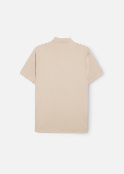 Áo Thun Cổ Polo Tay Ngắn Áo Polo Non Branded 03 Be