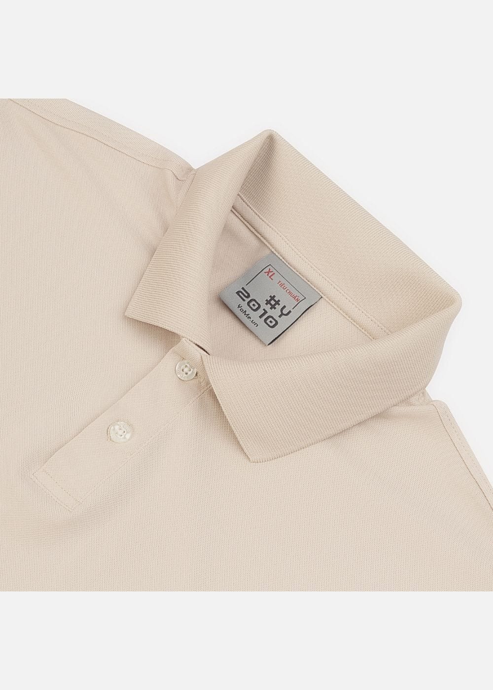 Áo Thun Cổ Polo Tay Ngắn Áo Polo Non Branded 03 Be