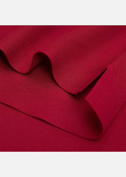 Áo Thun Cổ Polo Tay Ngắn Áo Polo Non Branded 45 Đỏ Đô