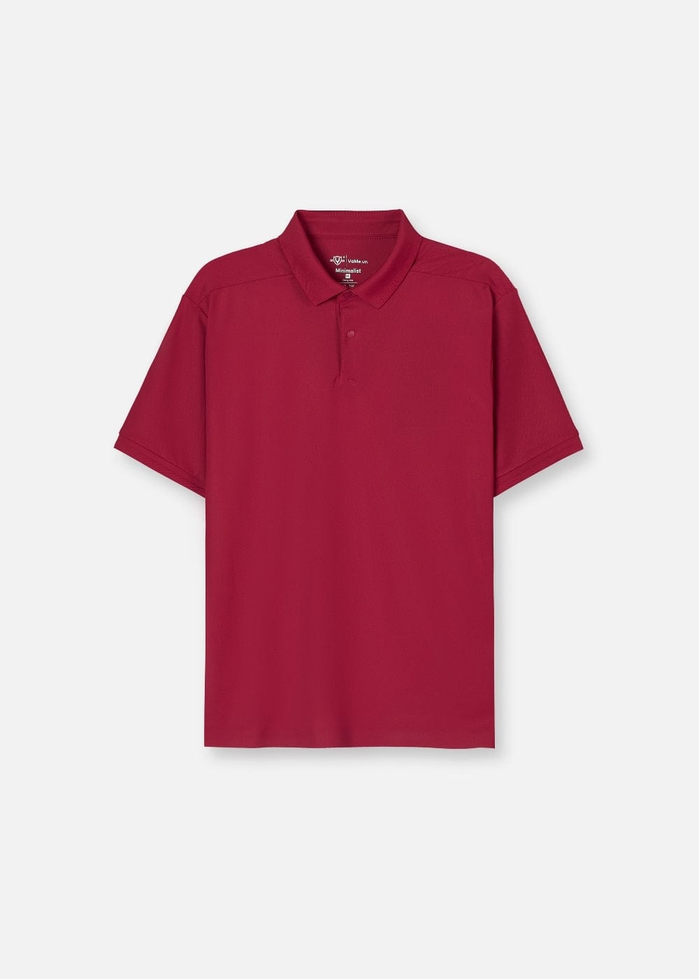 Áo Thun Cổ Polo Tay Ngắn Áo Polo Non Branded 45 Đỏ Đô