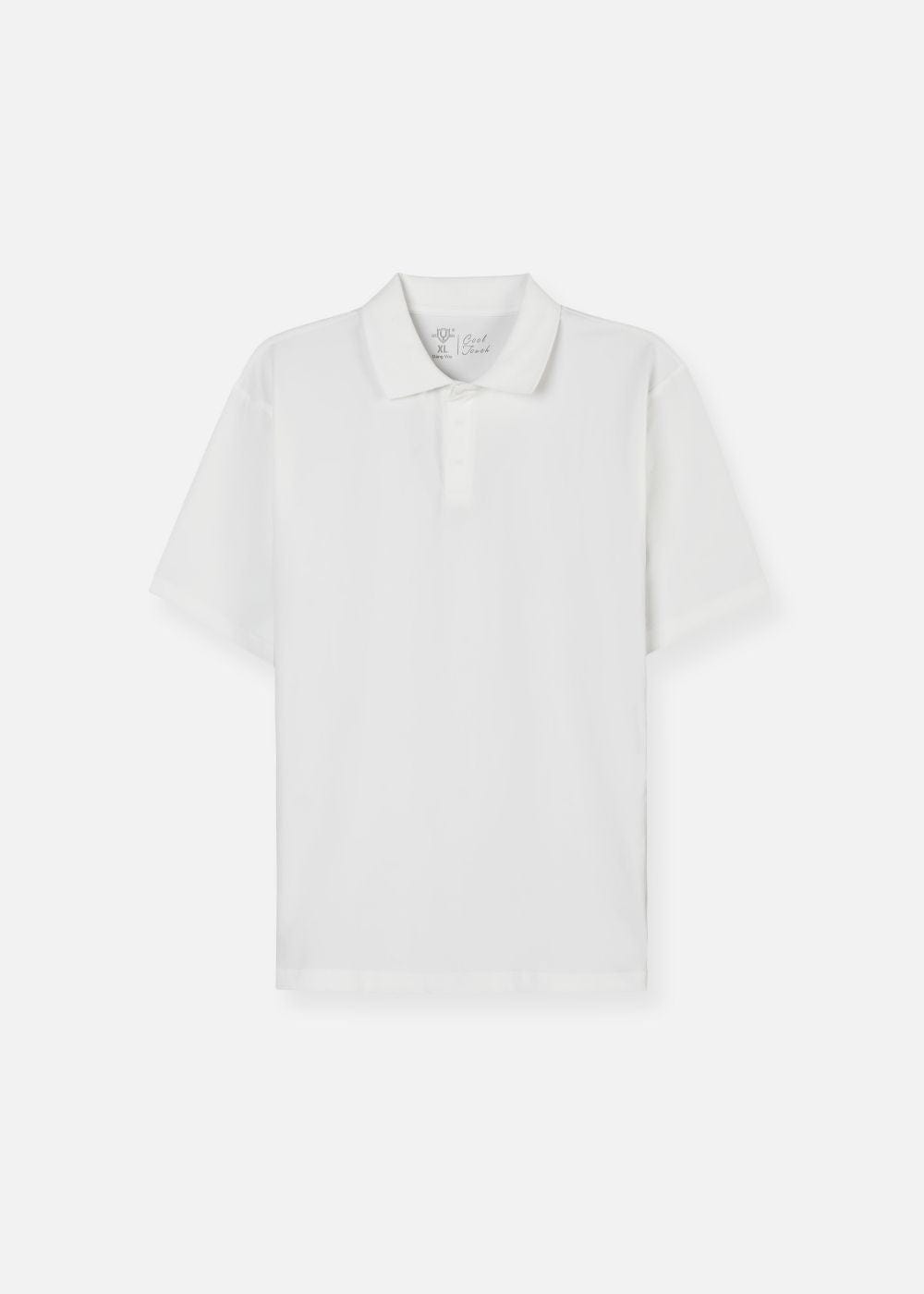 Áo Thun Cổ Polo Tay Ngắn Áo Polo Non Branded 45 Trắng