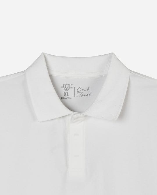 Áo Thun Cổ Polo Tay Ngắn Áo Polo Non Branded 45 Trắng