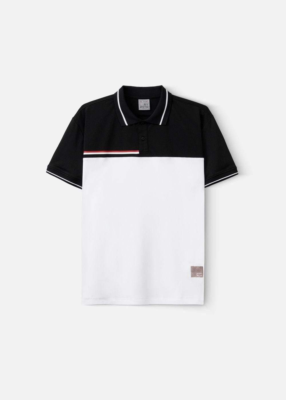 Áo Thun Cổ Polo Tay Ngắn Áo Polo Seventy Seven 19 Đen Trắng