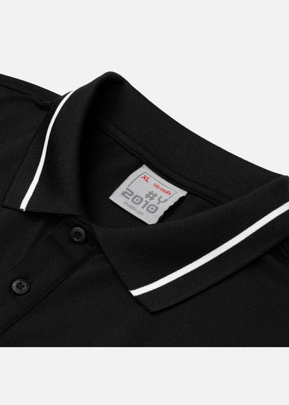Áo Thun Cổ Polo Tay Ngắn Áo Polo Seventy Seven 19 Đen Trắng