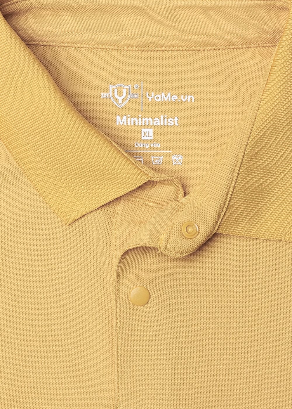 Áo Thun Cổ Polo Tay Ngắn Áo Polo The Minimalist 001 Vàng