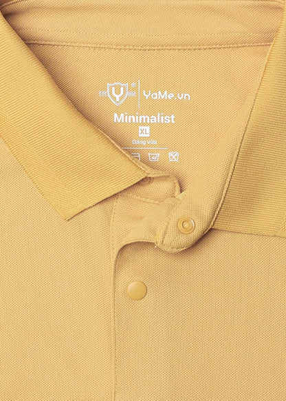 Áo Thun Cổ Polo Tay Ngắn Áo Polo The Minimalist 001 Vàng