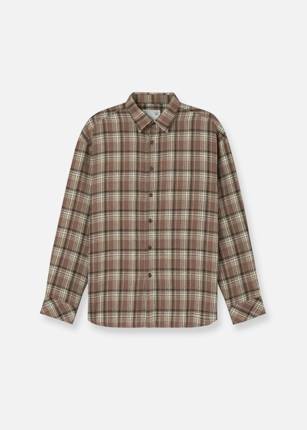 Áo Sơ Mi Tay Dài Cổ Bẻ Áo Sơ Mi No Style M62 Nâu