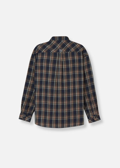 Áo Sơ Mi Tay Dài Cổ Bẻ Áo Sơ Mi No Style M62 Xanh Đen