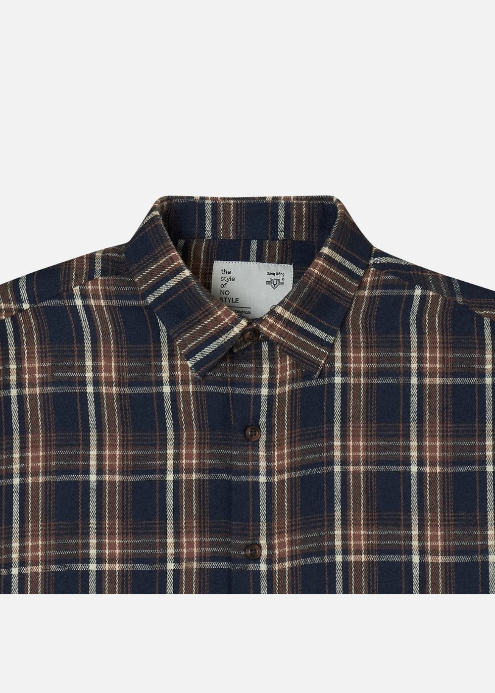 Áo Sơ Mi Tay Dài Cổ Bẻ Áo Sơ Mi No Style M62 Xanh Đen