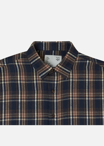 Áo Sơ Mi Tay Dài Cổ Bẻ Áo Sơ Mi No Style M62 Xanh Đen