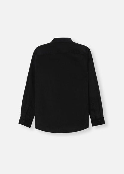 Áo Sơ Mi Tay Dài Cổ Bẻ Áo Sơ Mi No Style M65 Đen