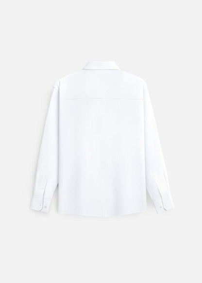 Áo Sơ Mi Tay Dài Cổ Bẻ Áo Sơ Mi Non-Iron 01 Trắng
