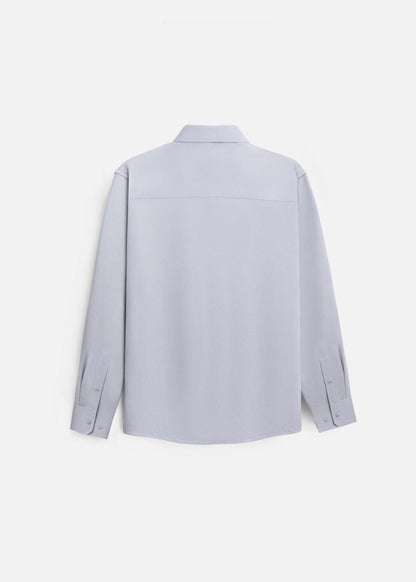 Áo Sơ Mi Tay Dài Cổ Bẻ Áo Sơ Mi Non-Iron 01 Xám Nhạt