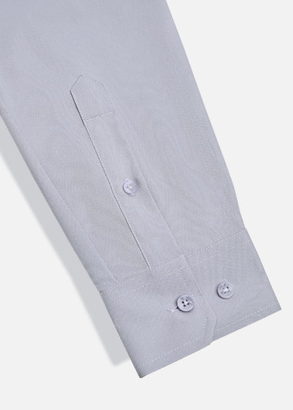 Áo Sơ Mi Tay Dài Cổ Bẻ Áo Sơ Mi Non-Iron 01 Xám Nhạt