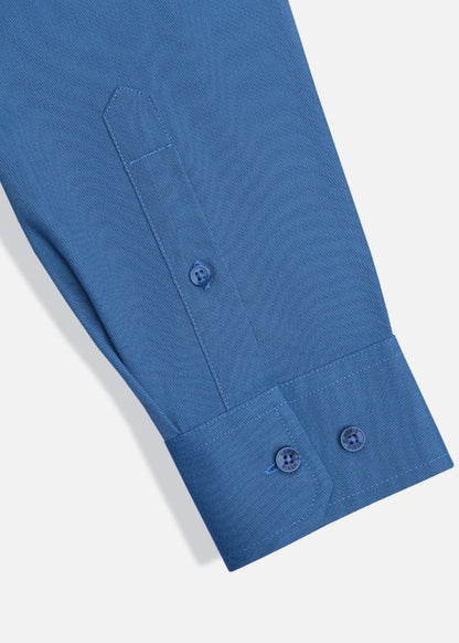 Áo Sơ Mi Tay Dài Cổ Bẻ Áo Sơ Mi Non-Iron 01 Xanh Đậm