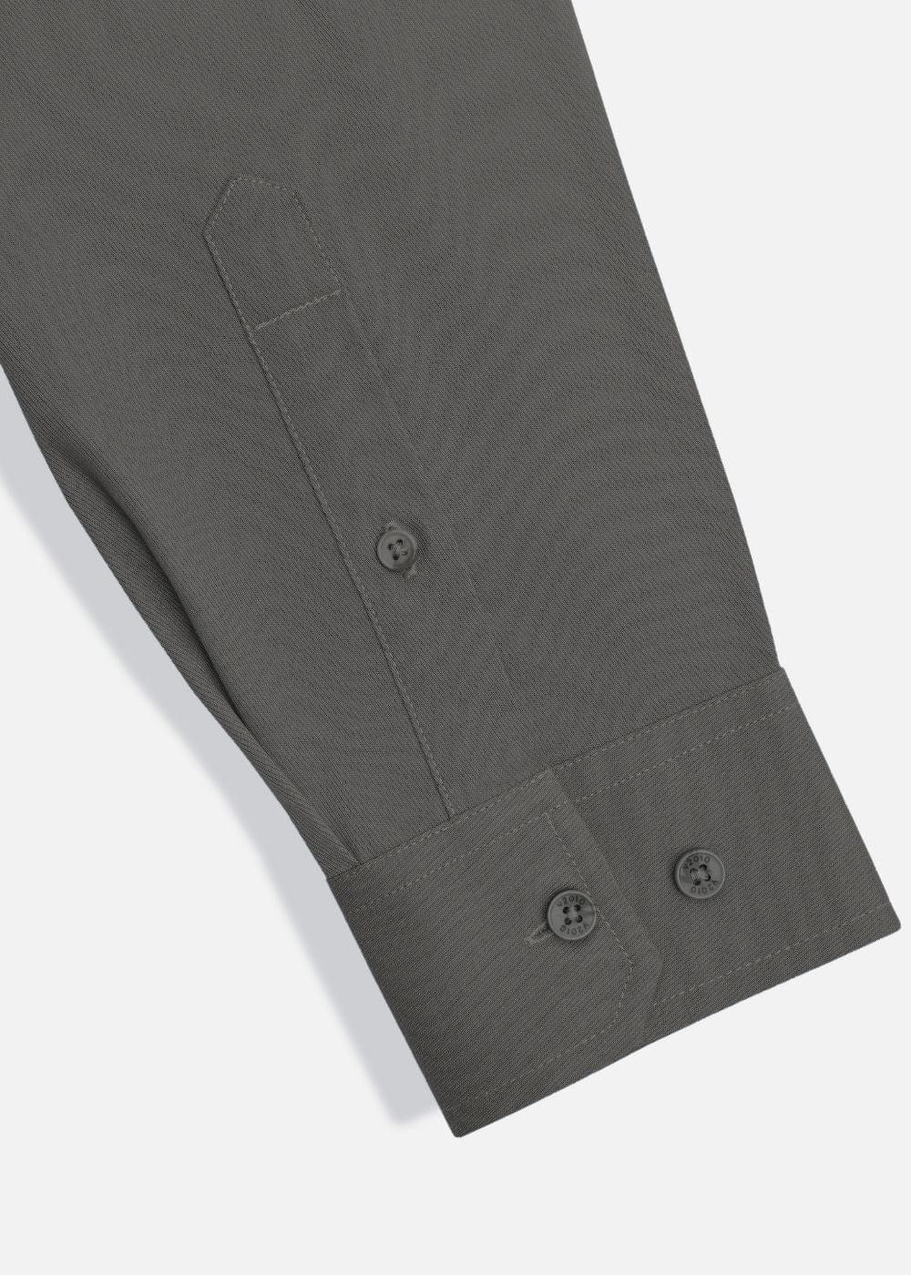 Áo Sơ Mi Tay Dài Cổ Bẻ Áo Sơ Mi Non-Iron 01 Xanh Rêu