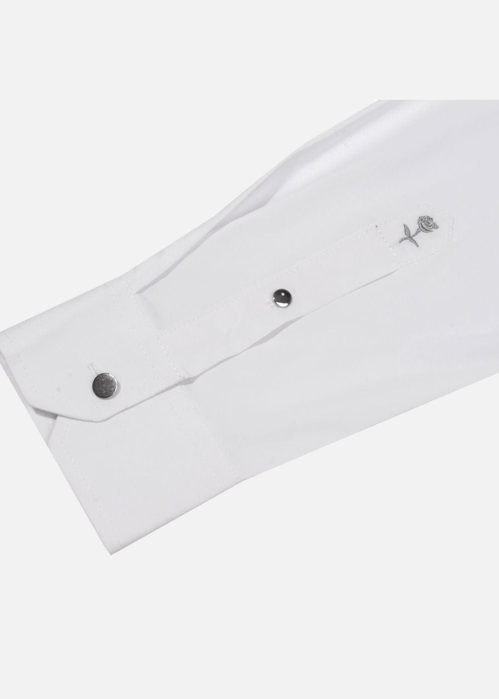 Áo Sơ Mi Tay Dài Cổ Bẻ Áo Sơ Mi Non-Iron 03 Trắng
