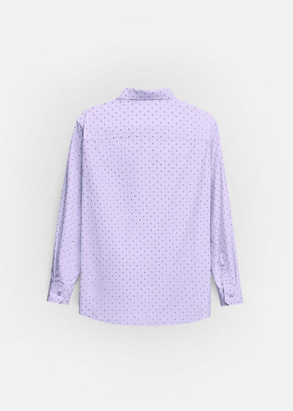Áo Sơ Mi Tay Dài Cổ Bẻ Áo Sơ Mi Tay Dài Seventy Seven 52 Tím
