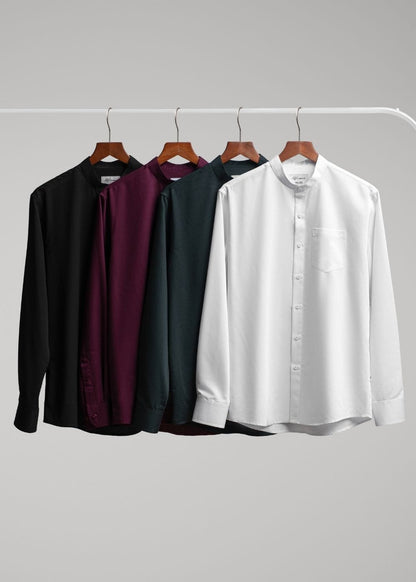 Áo Sơ Mi Tay Dài Cổ Bẻ Áo Sơ Mi Tay Dài The CEO 009 Trắng