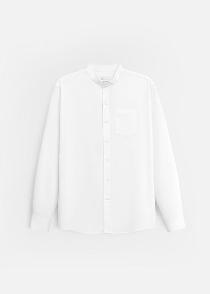 Áo Sơ Mi Tay Dài Cổ Bẻ Áo Sơ Mi Tay Dài The CEO 009 Trắng