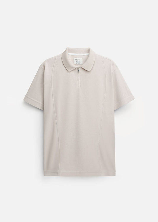 Áo Thun Cổ Polo Tay Ngắn Áo Thun Cổ Polo Tay Ngắn The Weekend 032 Kem