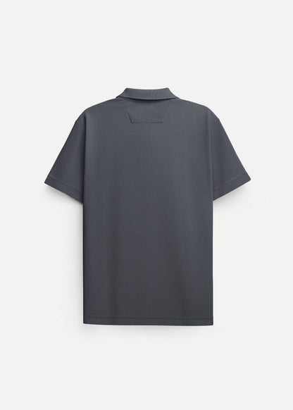Áo Thun Cổ Polo Tay Ngắn Áo Thun Cổ Polo Tay Ngắn The Weekend 032 Xám Đậm