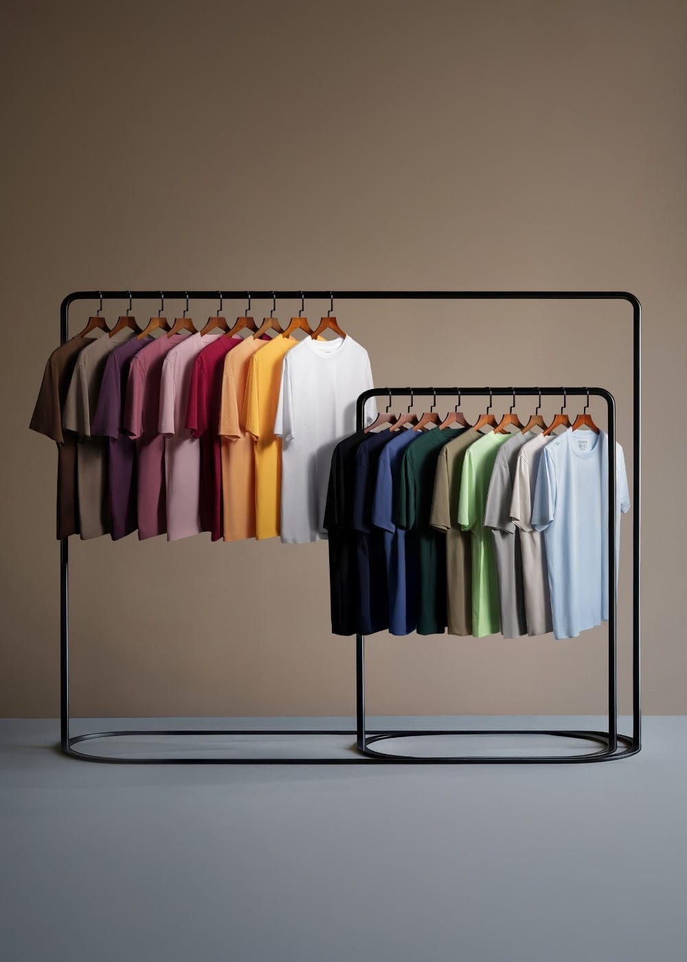 Áo Thun Cổ Tròn Tay Ngắn Áo Thun Cool Touch 08 Xám Khói