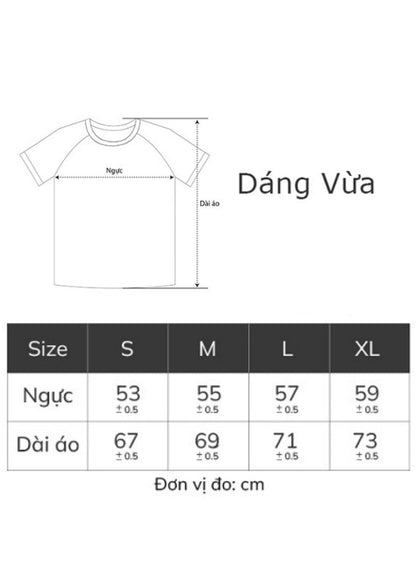 Áo Thun Cổ Tròn Tay Ngắn Áo Thun No Style 08 Đen