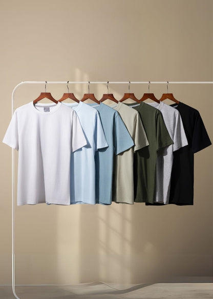 Áo Thun Cổ Tròn Tay Ngắn Áo Thun Non Branded 39 Nâu Xám