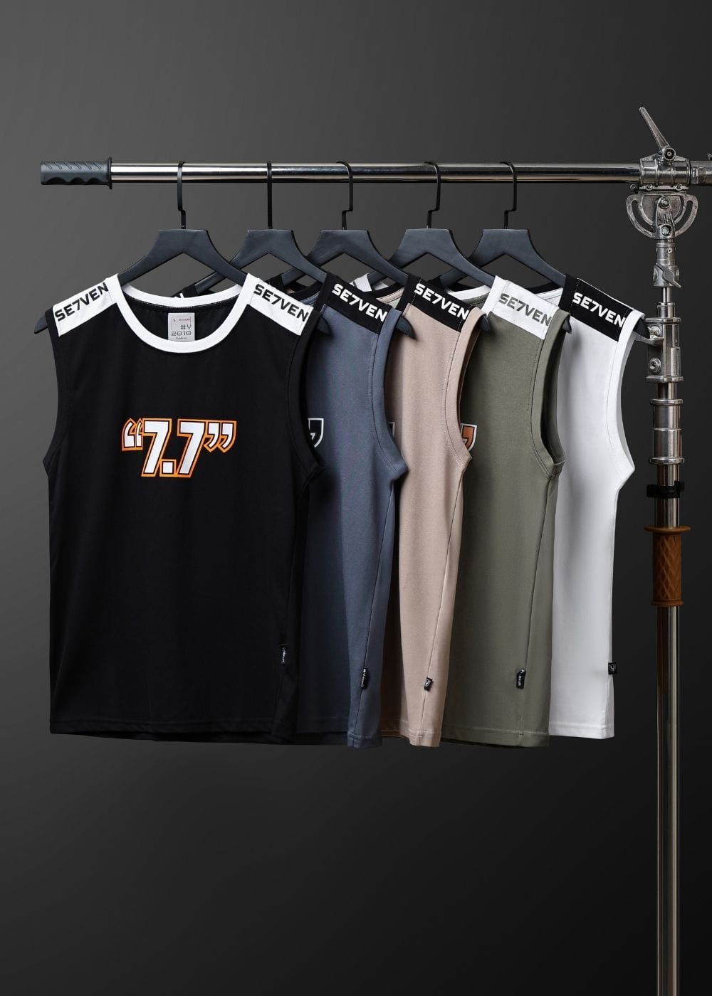 Áo Thun 3 Lỗ Áo Thun Seventy Seven 14 Trắng