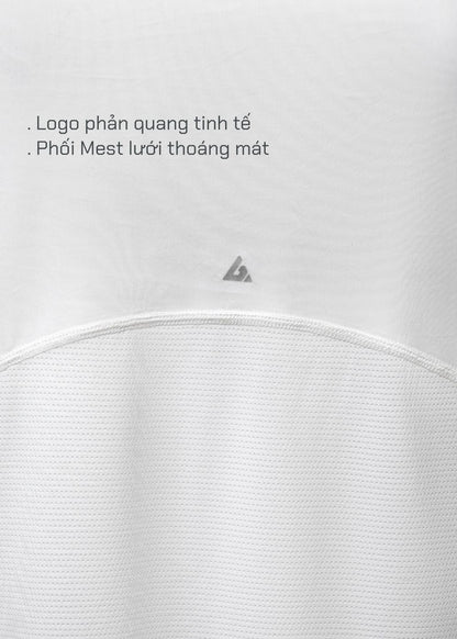 Áo Thun Cổ Tròn Tay Dài Áo Thun The Trainer 006 Trắng