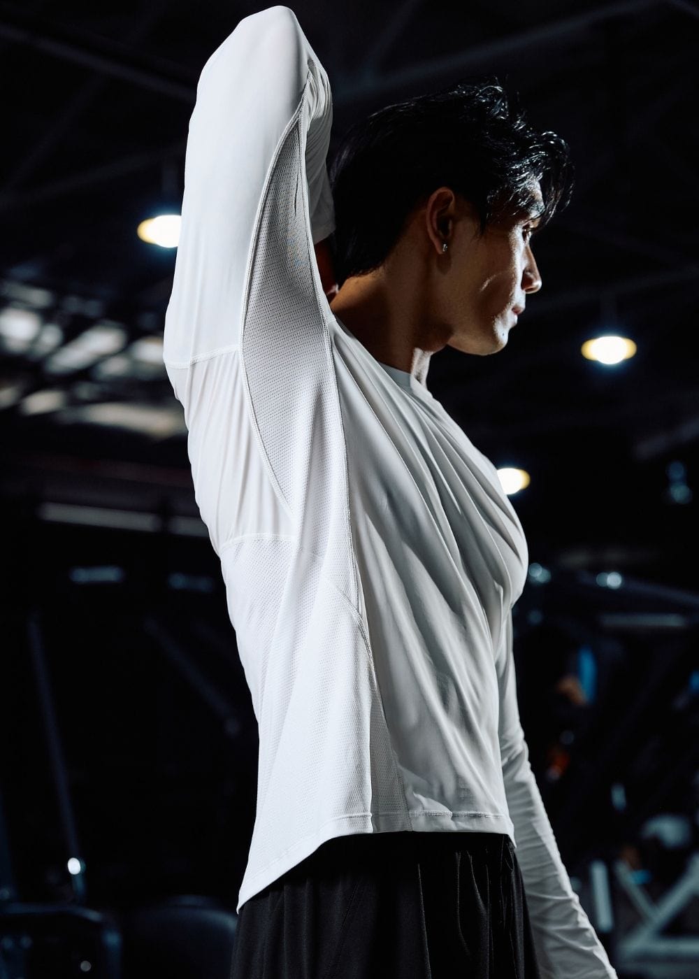 Áo Thun Cổ Tròn Tay Dài Áo Thun The Trainer 006 Trắng