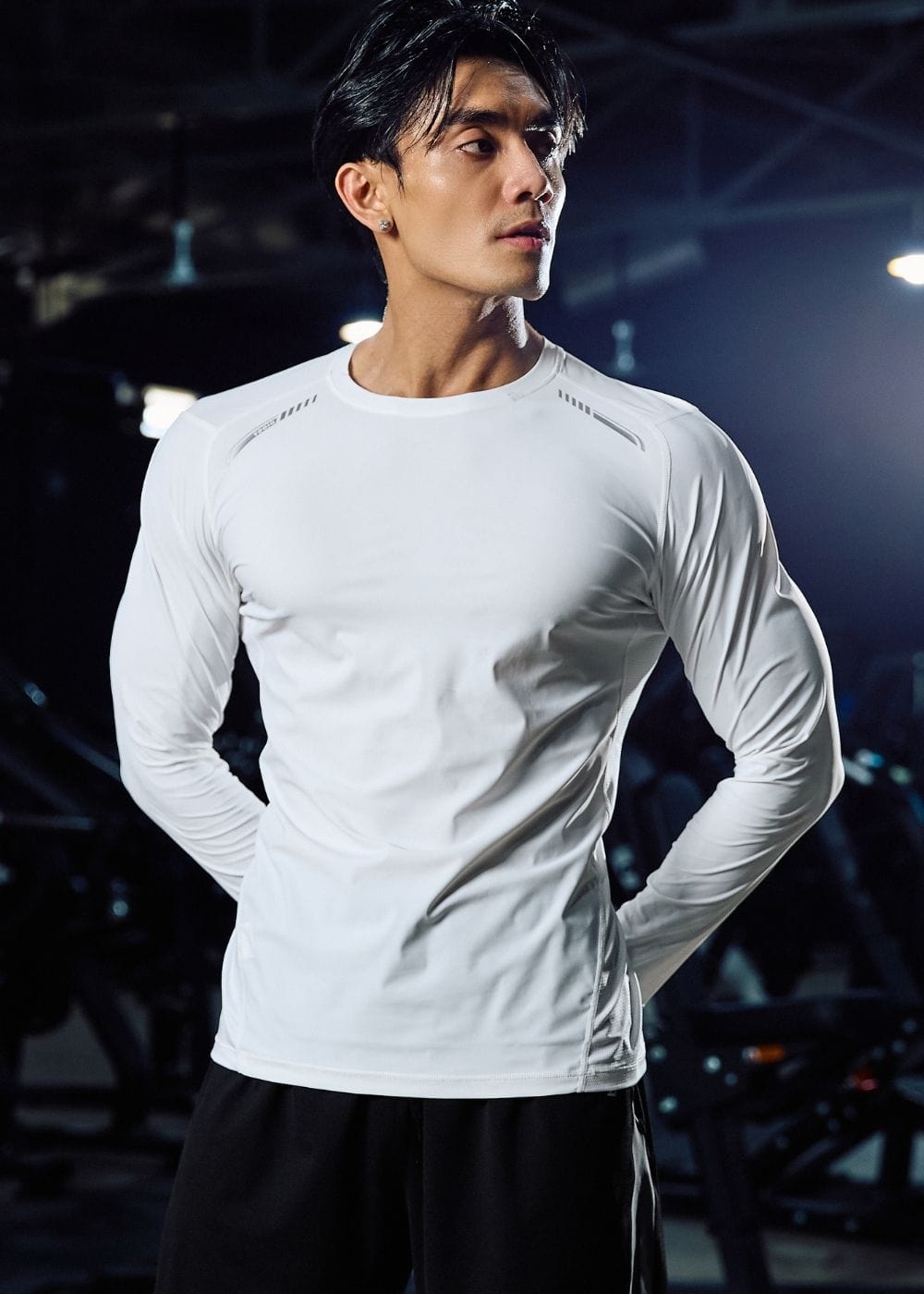 Áo Thun Cổ Tròn Tay Dài Áo Thun The Trainer 006 Trắng