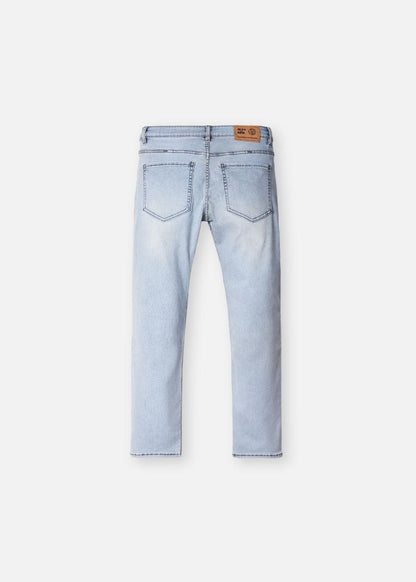 Quần Jean SlimFit Quần Jean Seventy Seven 51 Xanh Trắng
