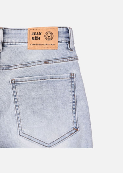 Quần Jean SlimFit Quần Jean Seventy Seven 51 Xanh Trắng