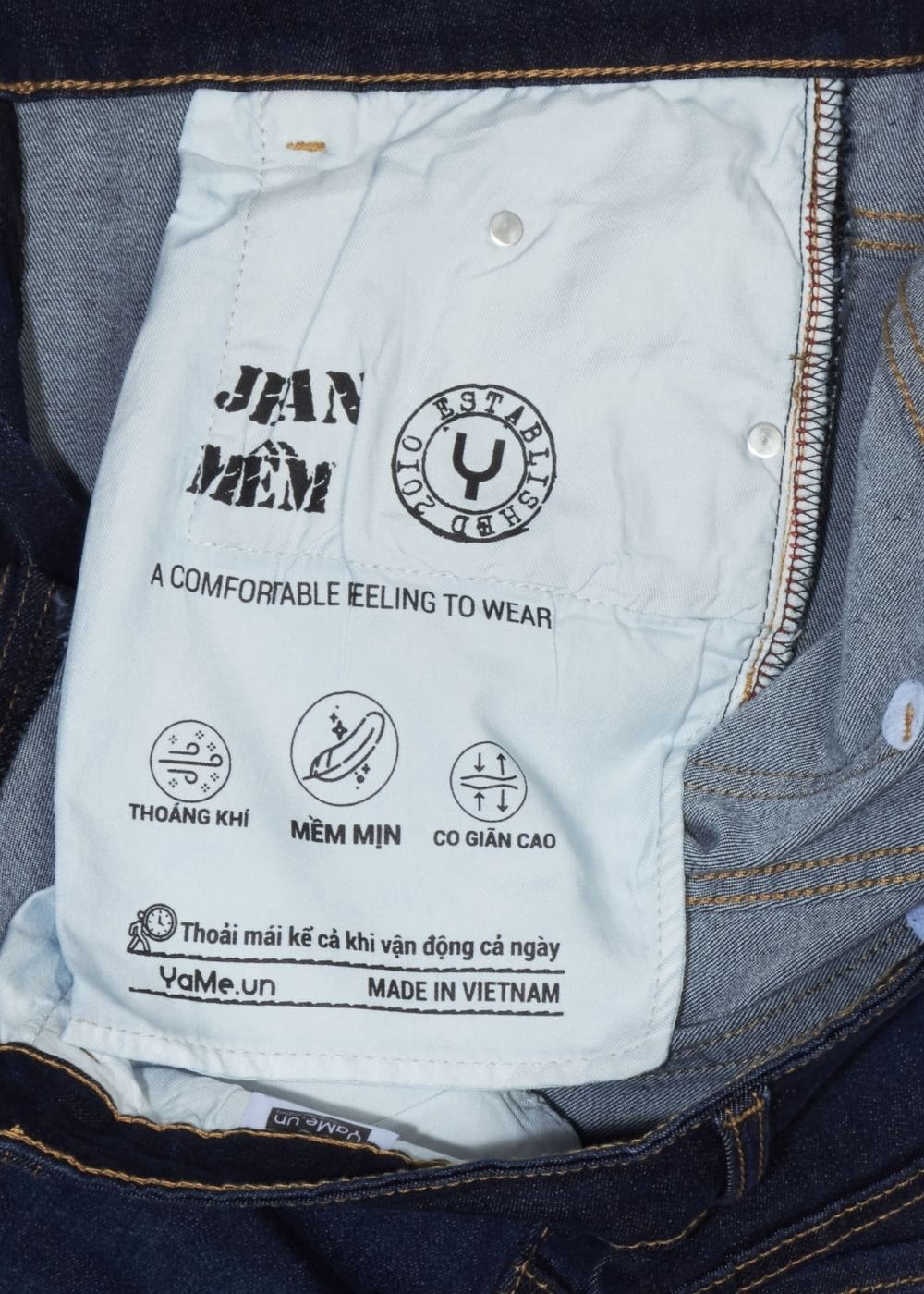 Quần Jean SlimFit Quần Jean The Original 02 Xanh Đen