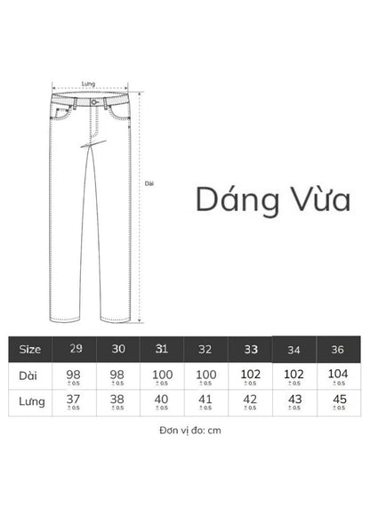 Quần Jean SlimFit Quần Jean The Original 02 Xanh Nhạt