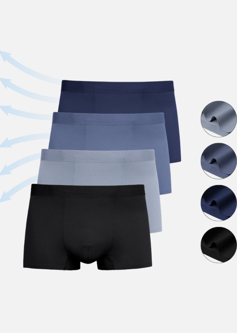 Quần Lót Boxer Ngắn Quần Lót Boxer Ngắn #Y2010 L01 Đen