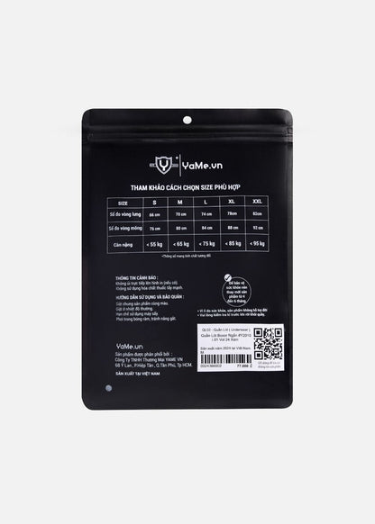 Quần Lót Boxer Ngắn Quần Lót Boxer Ngắn #Y2010 L01 Xanh Xám